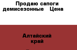 Продаю сапоги демисезонные › Цена ­ 400 - Алтайский край, Барнаул г. Дети и материнство » Детская одежда и обувь   